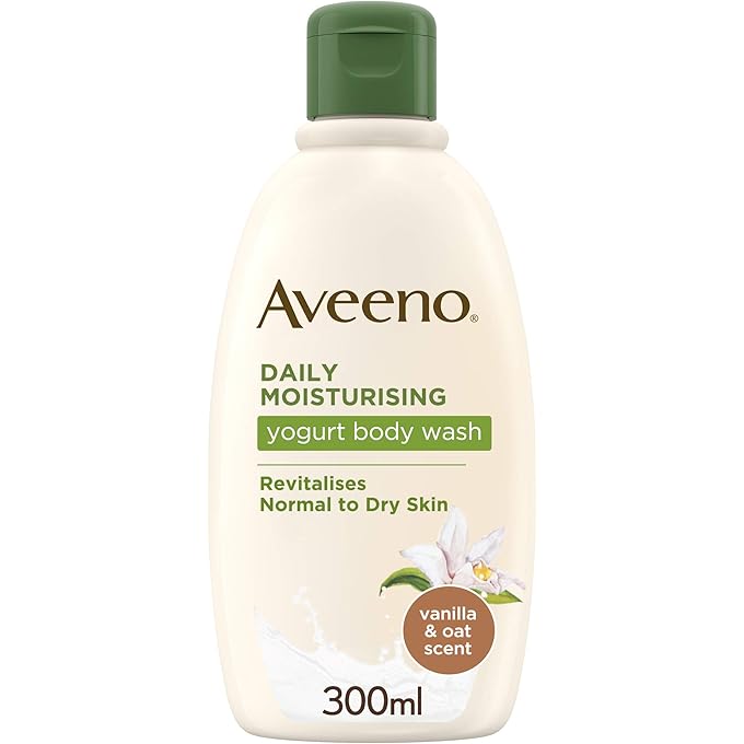 AVEENO 300ML BODY WASH VANILLA & OATS